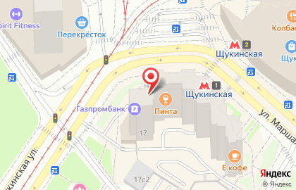Магазин морепродуктов Экоморье на улице Маршала Василевского на карте
