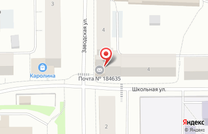 Центральная детская библиотека города Мурманска на Заводской улице на карте