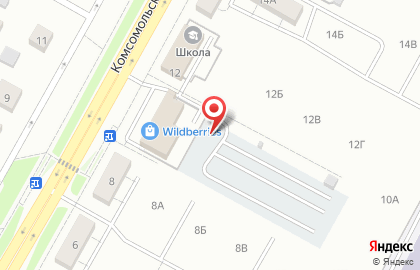 Автостоянка №3 ВОА, Братское городское отделение в Центральном районе на карте
