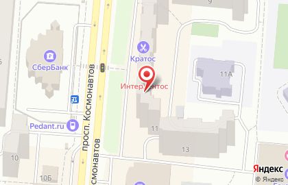 Ветеринарная клиника Маугли на проспекте Космонавтов на карте