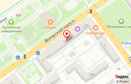 Чайный Клуб Красный Халат на Волжском проспекте на карте