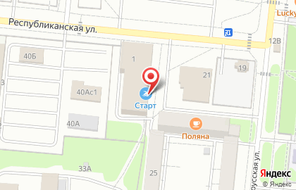 Бассейн Старт на карте