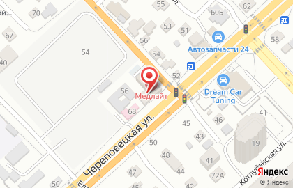 Медлайт Волгоград на карте