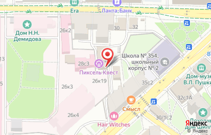 Pixel Quest на карте