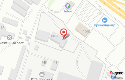 Торговая компания ТеплоТех в Левобережном районе на карте