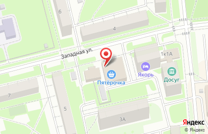 Сеть водоматов Айсберг на Западной улице на карте