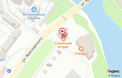 Кафе Солнечный остров в Ингодинском районе на карте