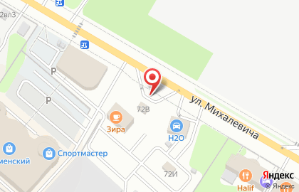 Меркурий и Партнеры на улице Михалевича на карте
