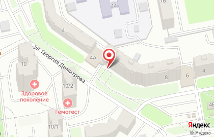Клининговая компания Мойдодыр на улице Генерала Попова на карте
