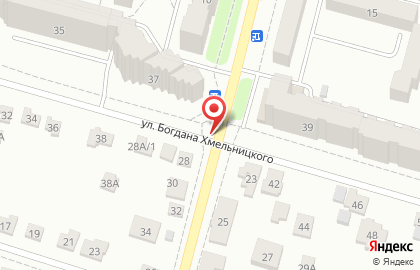 Участковый пункт полиции, Фокинский район на улице Богдана Хмельницкого на карте