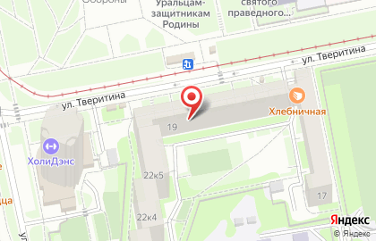 Молочное место в Октябрьском районе на карте