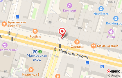 Ювелирный магазин 585Gold на Невском проспекте на карте
