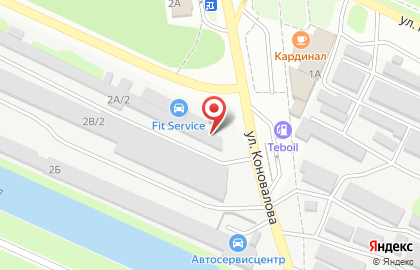 Шиномонтажная мастерская в Сормовском районе на карте