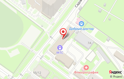 Шаверма Просто Вася на Садовой улице на карте