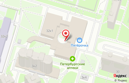 Продуктовый магазин Аркуда в Василеостровском районе на карте