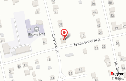 Пансионат Почта России, АО на Советской улице на карте
