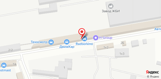 АвтоТехЦентр АВТОЛЕГЕНД в Денисьевском проезде на карте