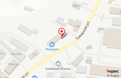 Автосервис Фаворит в Кировском районе на карте