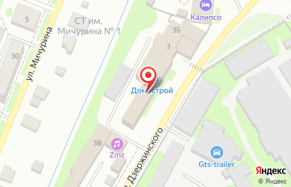 Торговый центр Домострой, торговый центр на проспекте Дзержинского на карте
