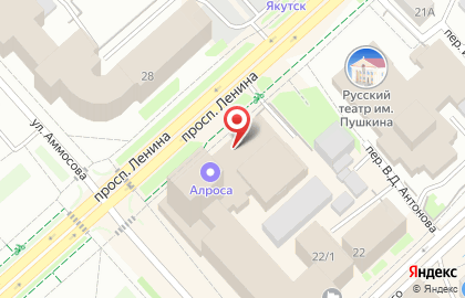 Акционерная компания Алроса на карте