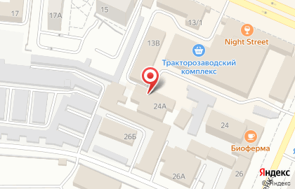 Торговая компания Трудовик в Тракторозаводском районе на карте
