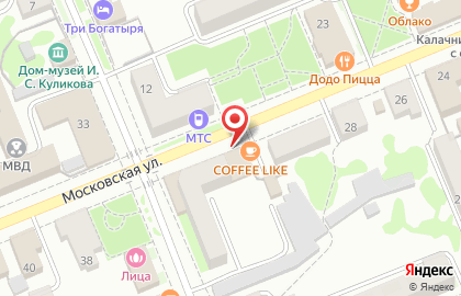 Хоум Кредит энд Финанс Банк на Московской улице на карте