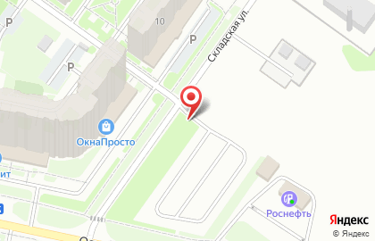 Автостоянка в Твери на карте