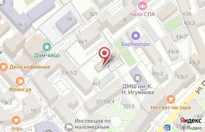 Студия массажа и телесных практик Дыхание Жизни на улице Машкова на карте