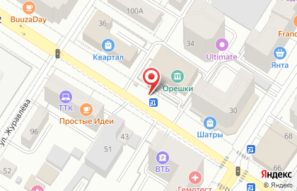 Магазин овощей и фруктов Фруктовый мир на Новобульварной улице на карте