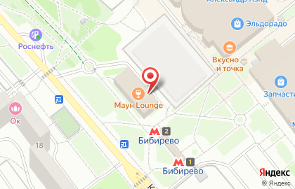 Продуктовый магазин в Москве на карте