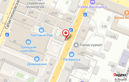ООО Профессионал на Галактионовской улице на карте