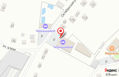Колбасы и деликатесы МПК Чернышевой на Октябрьской улице на карте