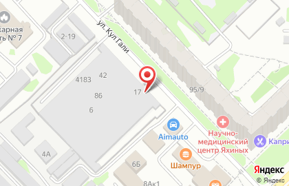 Шиномонтажная мастерская 100 услуг в Приволжском районе на карте