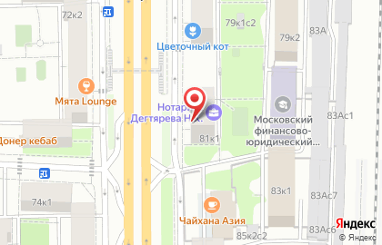 Мини-маркет на Варшавском шоссе на карте