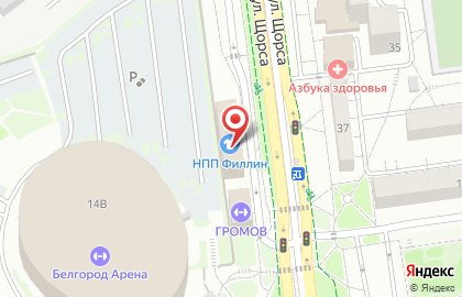 Торговый центр Атлант арена на карте