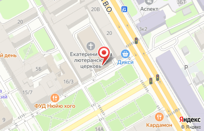 Евангелическо-лютеранская церковь Святой Екатерины на карте