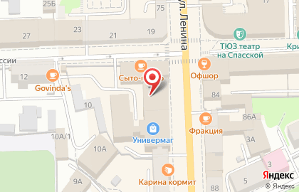 Магазин Desire на улице Ленина на карте