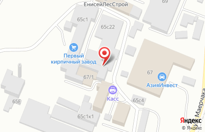 Пекарня в Красноярске на карте