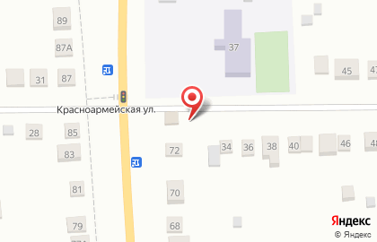 Продуктовый магазин на Красноармейской улице на карте