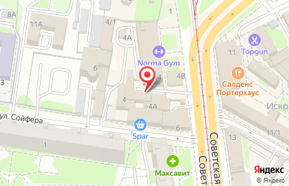 Регионстрой на Советской улице на карте