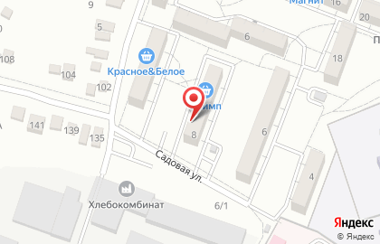 Городская библиотека №9 на Садовой улице на карте