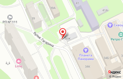 Шиномонтажная мастерская в Мотовилихинском районе на карте