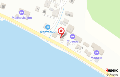 Гостиница У озера на улице Суворова на карте