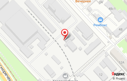 Автомойка Феникс на Краснореченской улице на карте