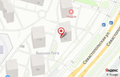 Магазин Пиворыба на Севастопольской улице на карте
