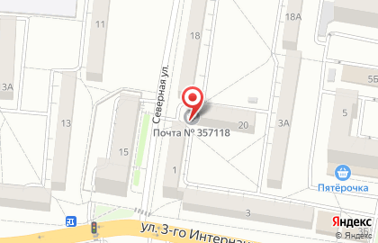 Почта Банк в Ставрополе на карте