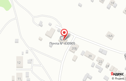 Отделение почтовой связи на Центральной улице на карте