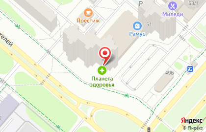 Аптека Планета Здоровья на проспекте Строителей, 30 на карте