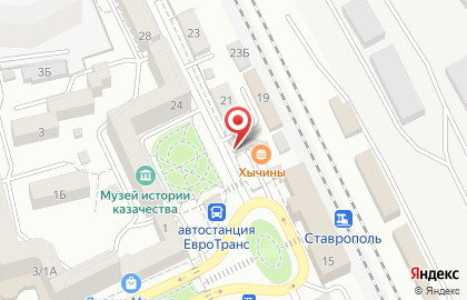 Магазин мяса птицы Кубань на Вокзальной улице на карте