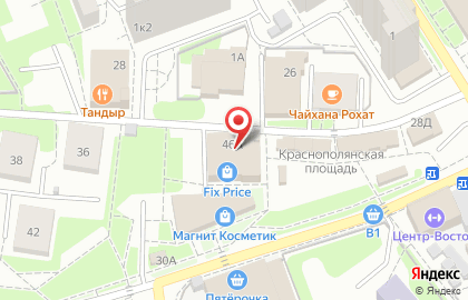 Незабудка на Краснополянской улице на карте